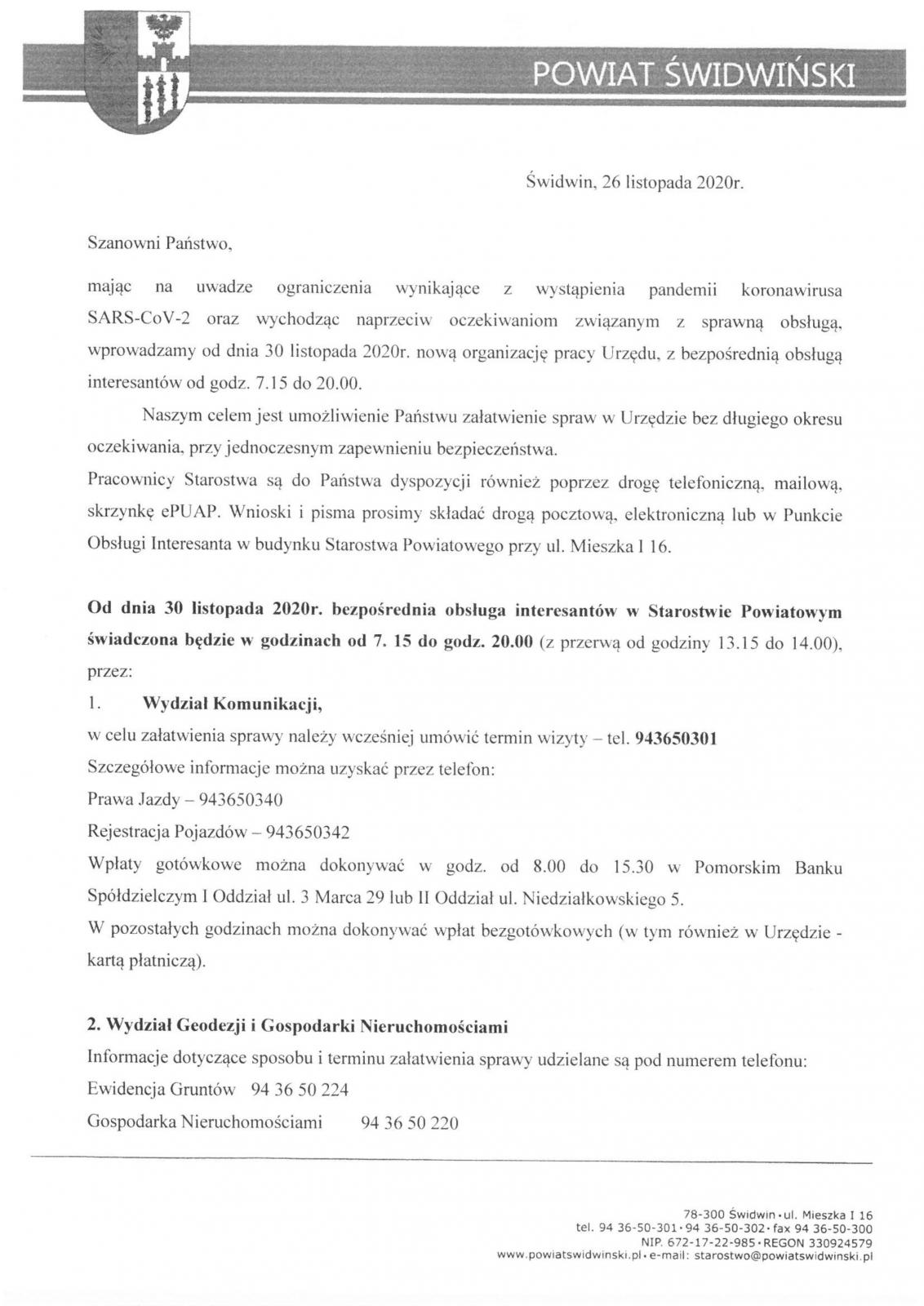 Starostwo Powiatowe w Świdwinie