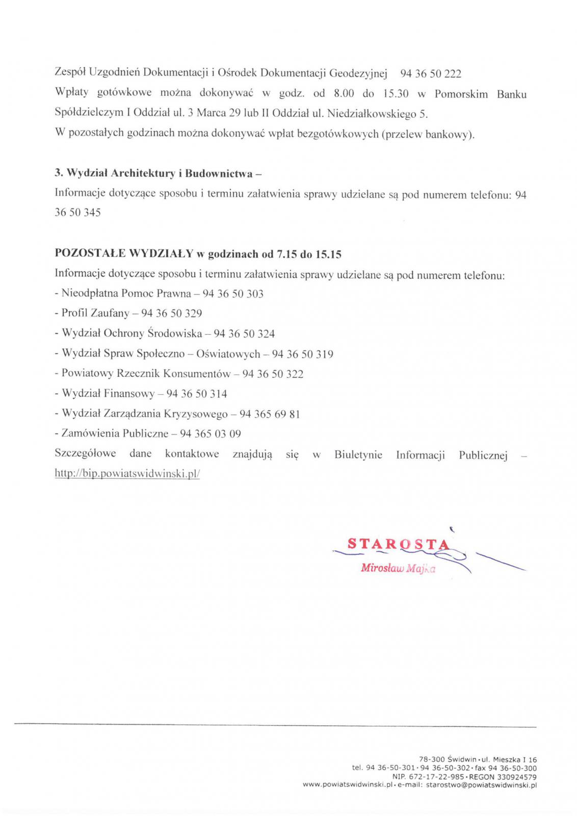 Starostwo Powiatowe w Świdwinie