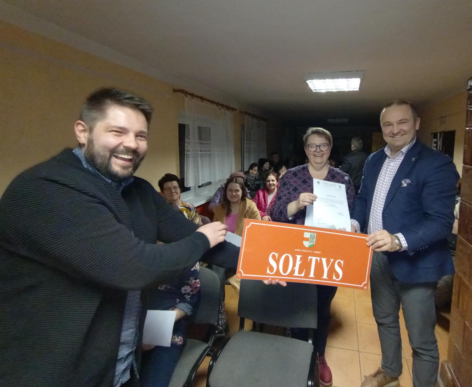 Stary i nowy Sołtys w Ostrym Bardzie