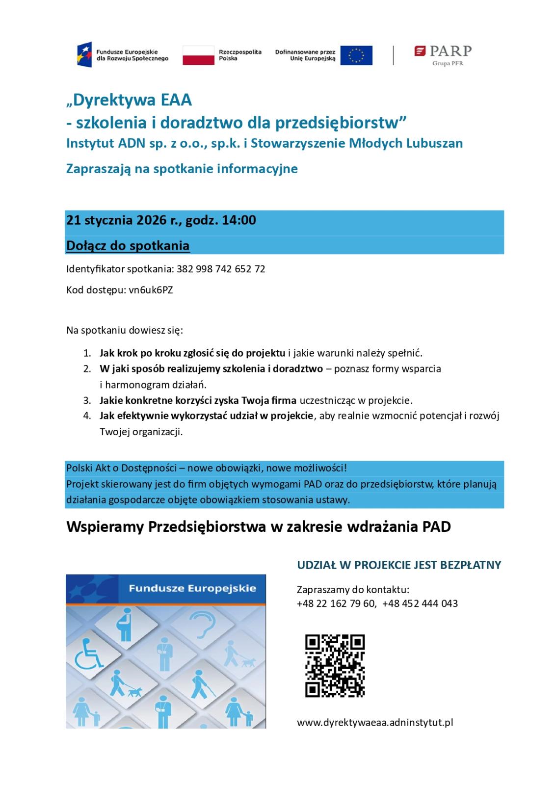 Informacja zaproszenie