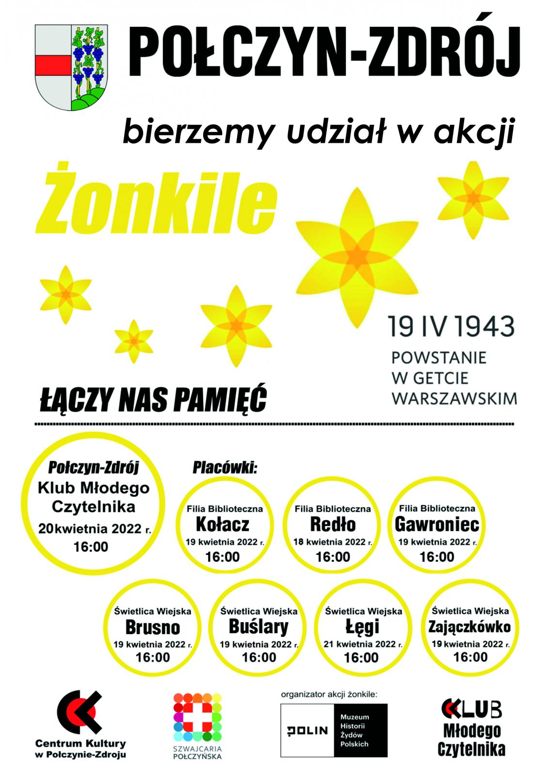 Akcja Żonkile- plakat