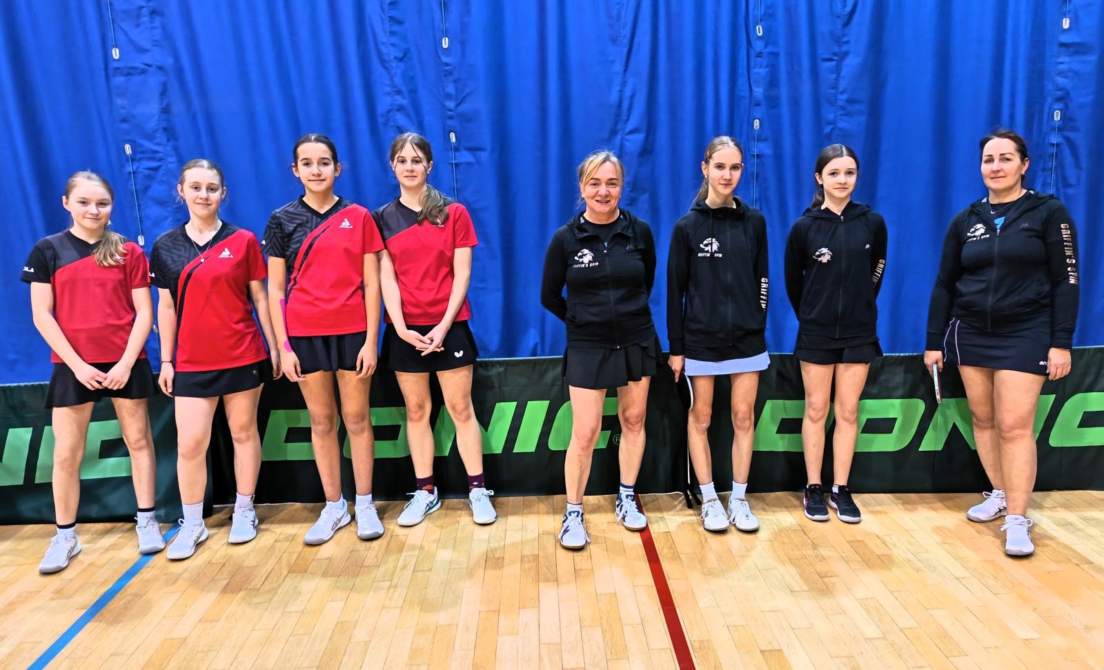 mecz o mistrzostwo II ligi kobiet w tenisie stołowym