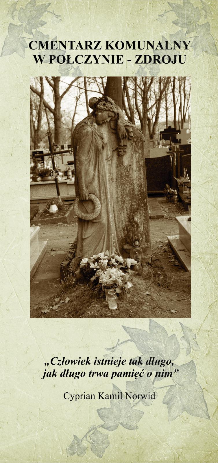 ULOTKA CMENTARZ KOMUNALNY W POŁCZYNIE- ZDROJU