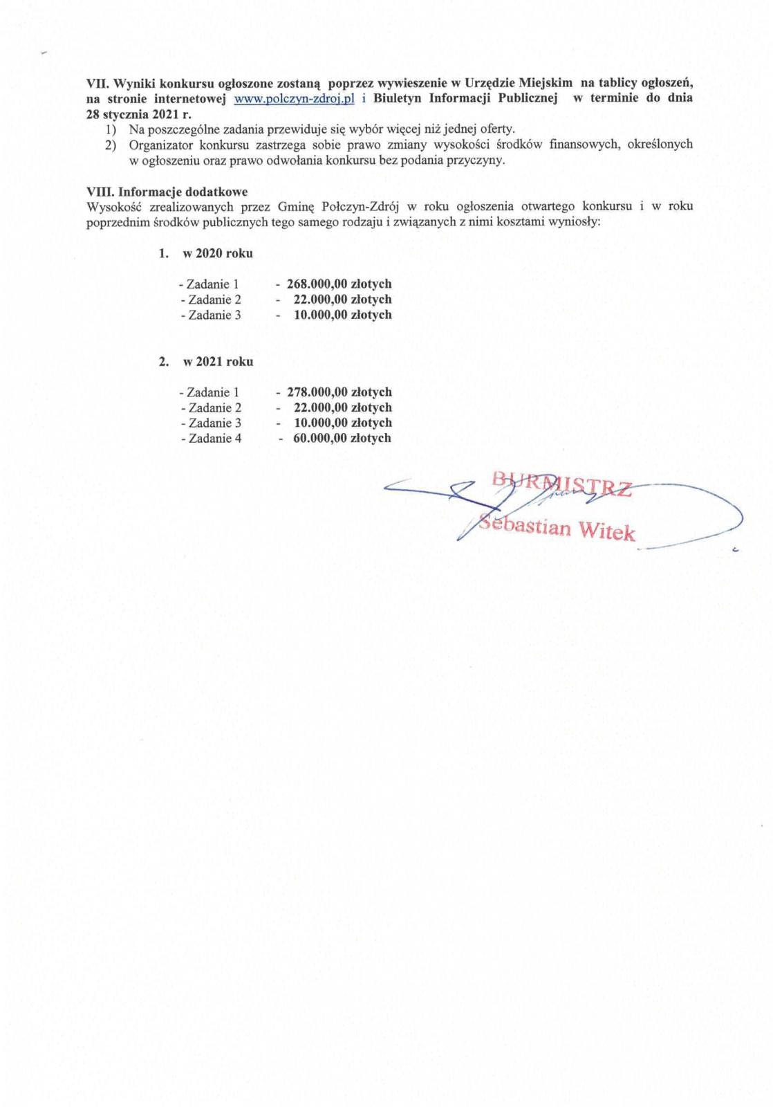 Otwarty konkurs ofert na wspieranie zadania publicznego