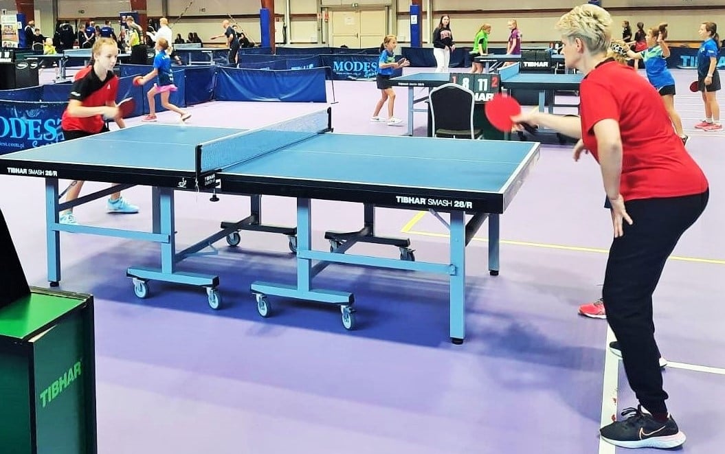 PIERWSZE GRAND PRIX POLSKI ŻACZEK W TENISIE STOŁOWYM 