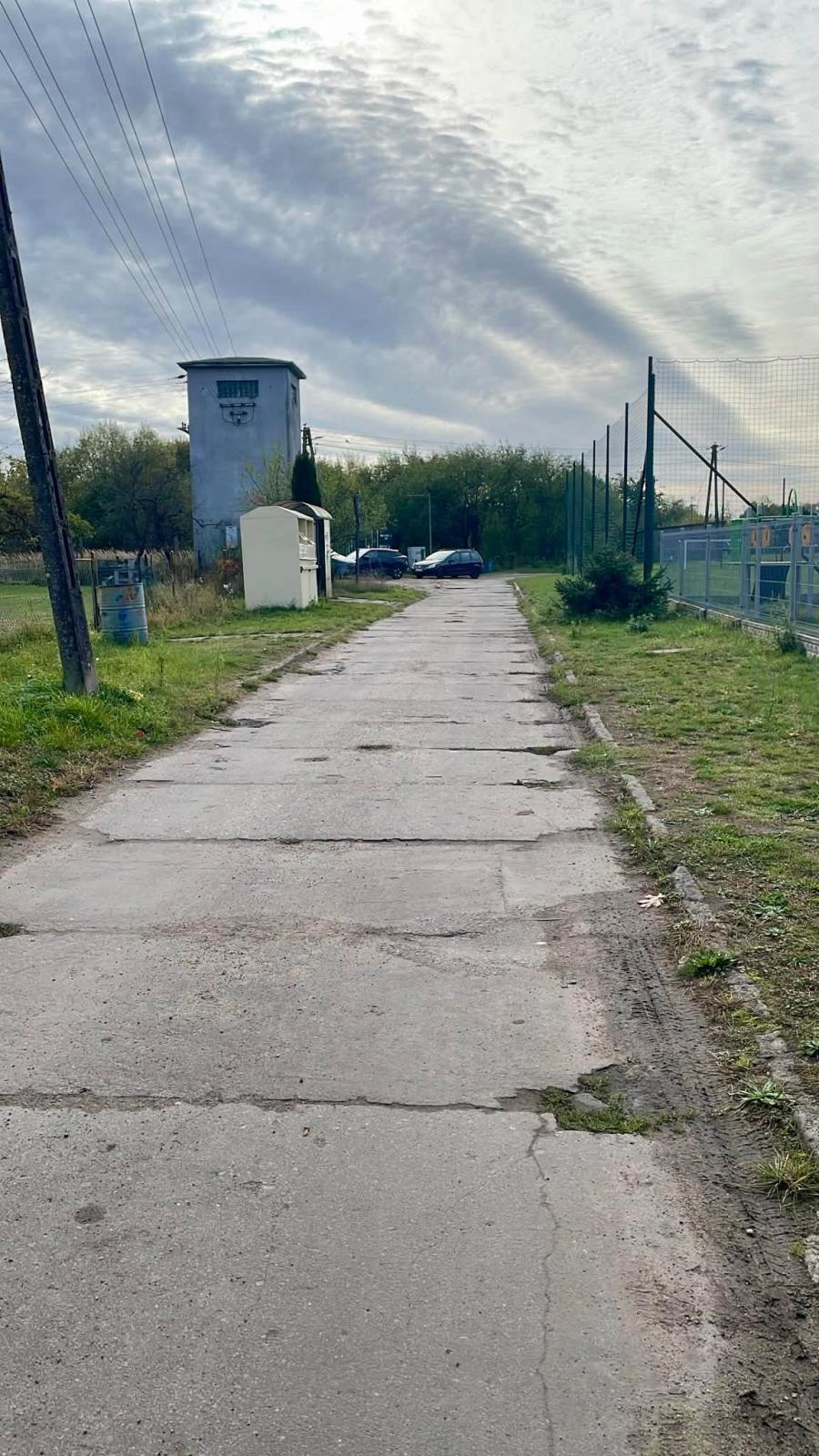 Przebudowa drogi w Tychówku