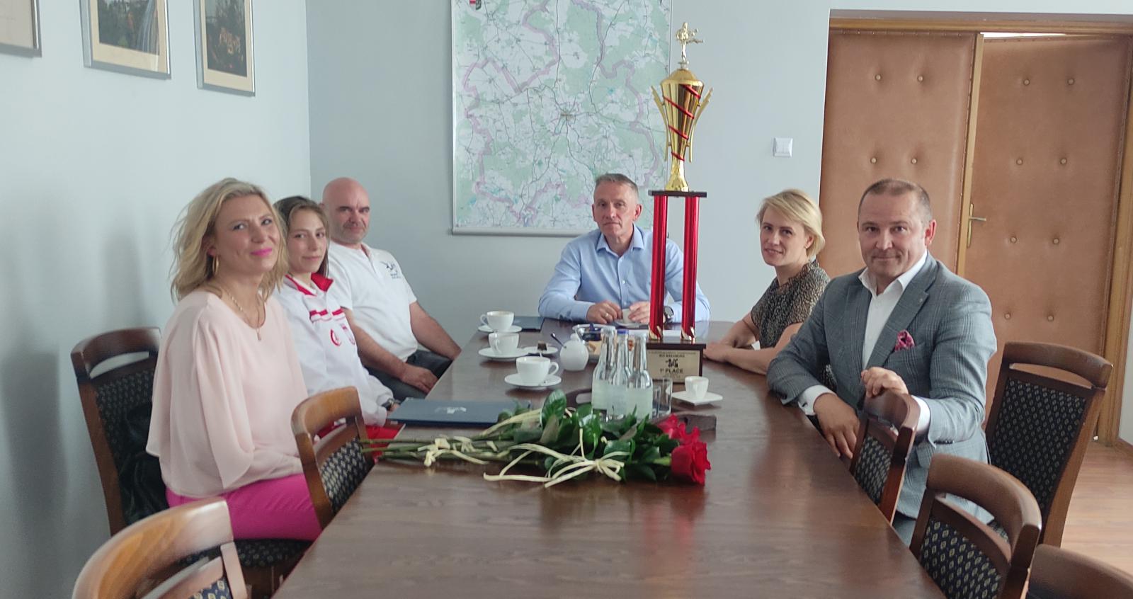 Angelika Arendacz podczas spotkania w Ratuszu w Połczynie-Zdroju