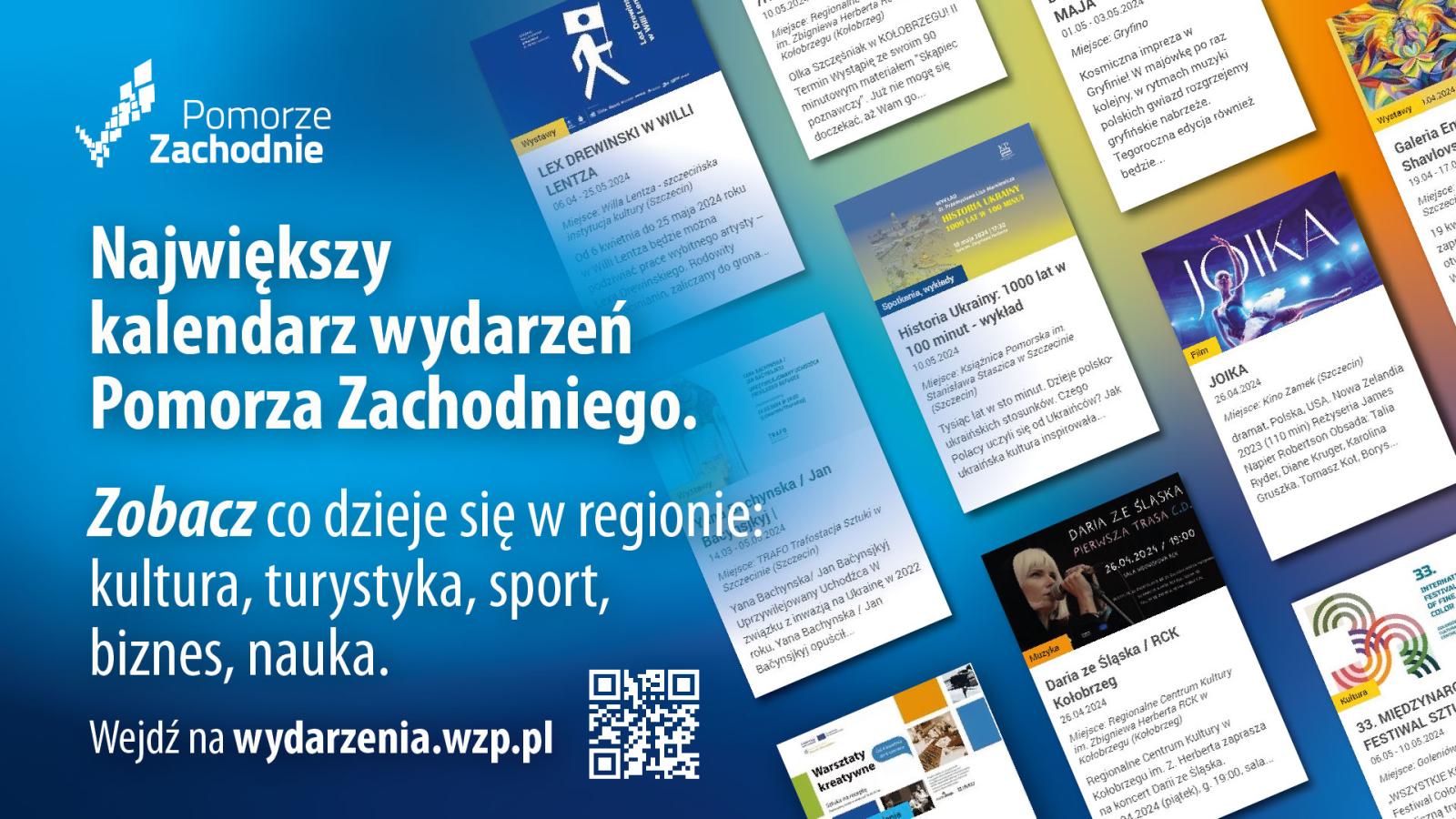 Kalendarz wydarzeń Pomorza Zachodniego - plakat
