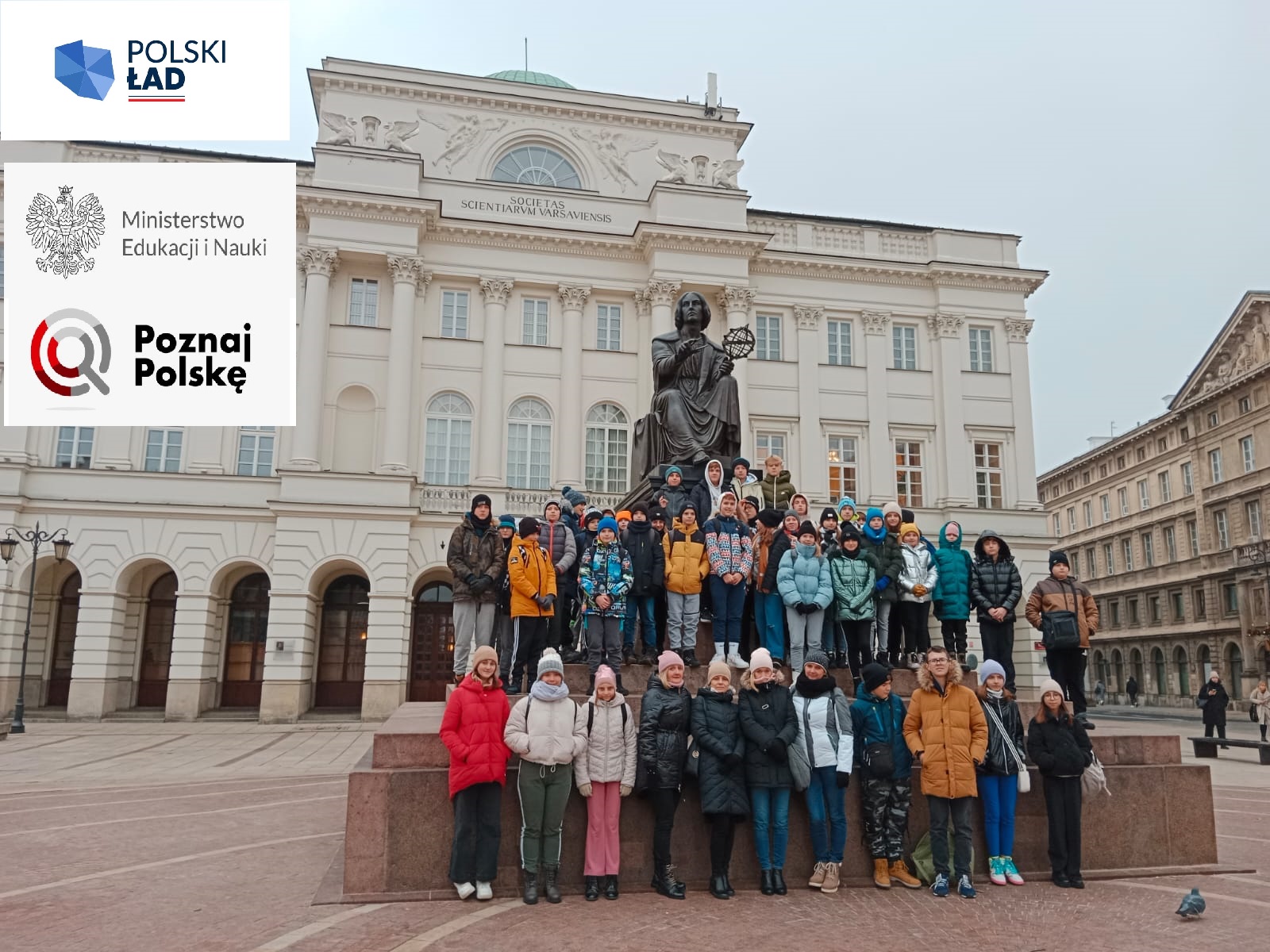 Klasa VI i VII w Warszawie - Pomnik Kopernika