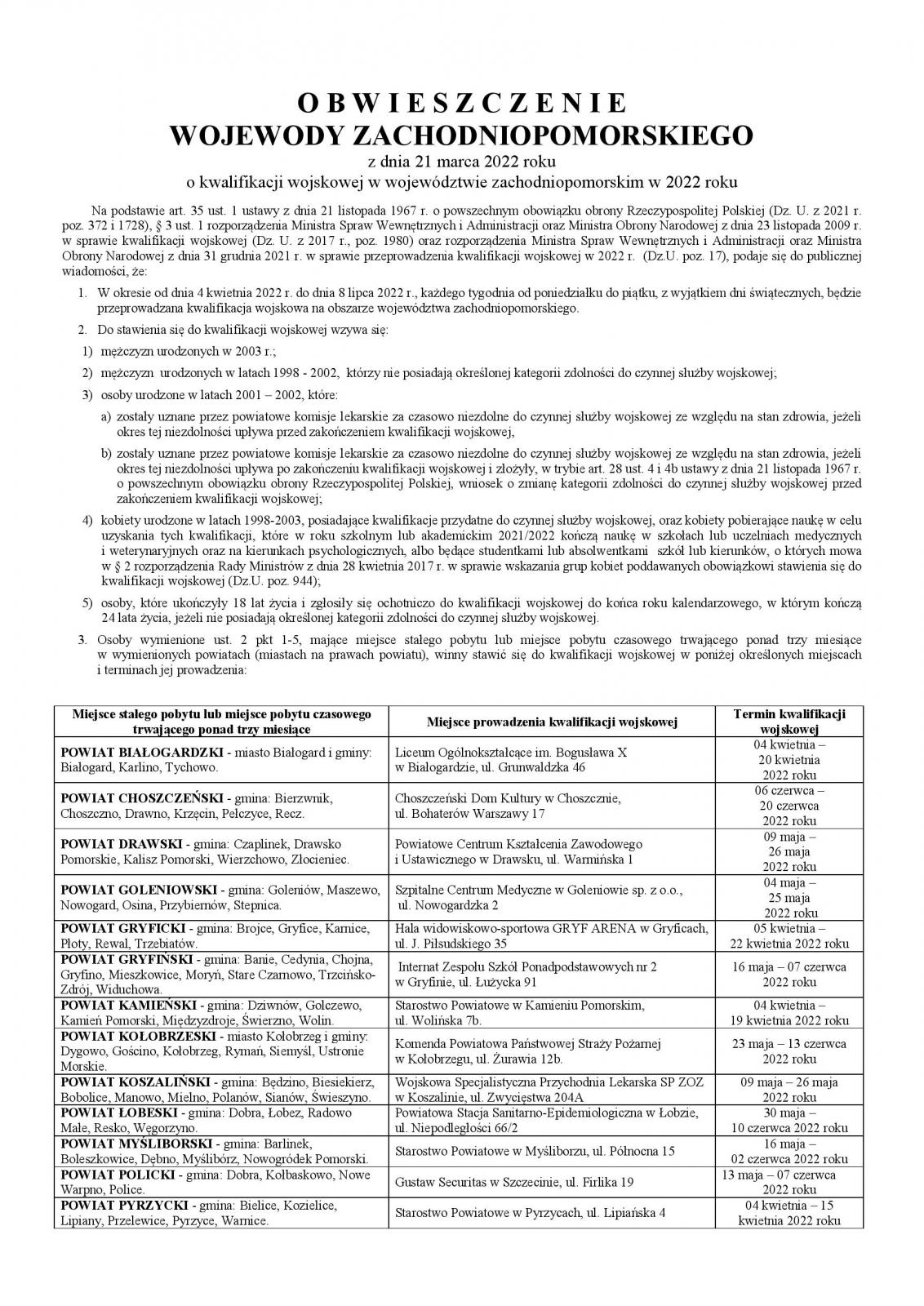 Obwieszczenie strona 1