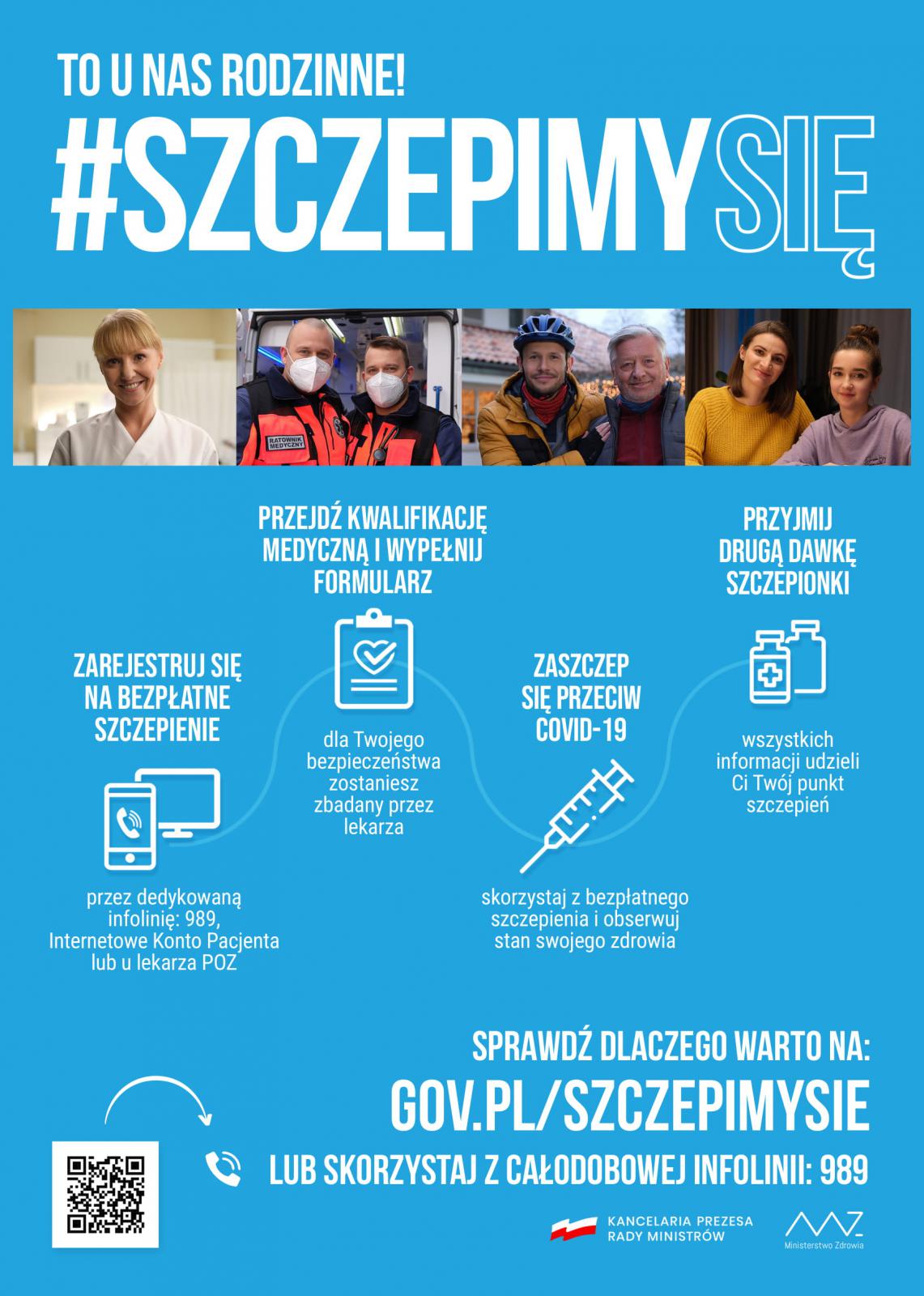 Plakat Szczepimy się