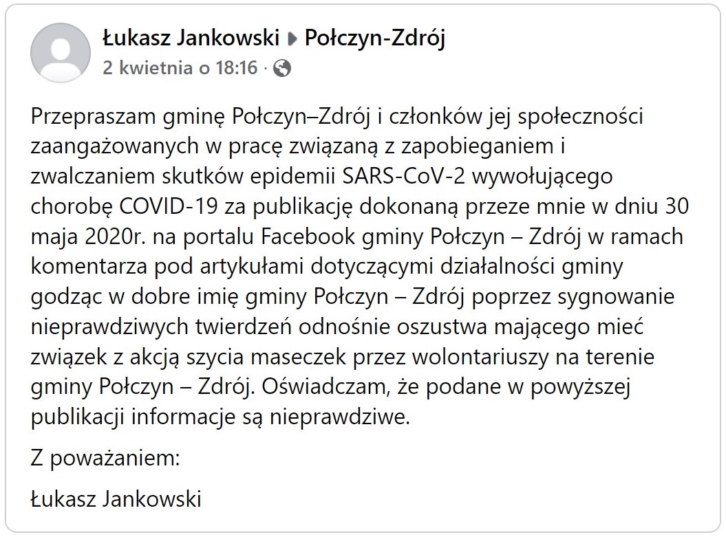 Przeprosiny