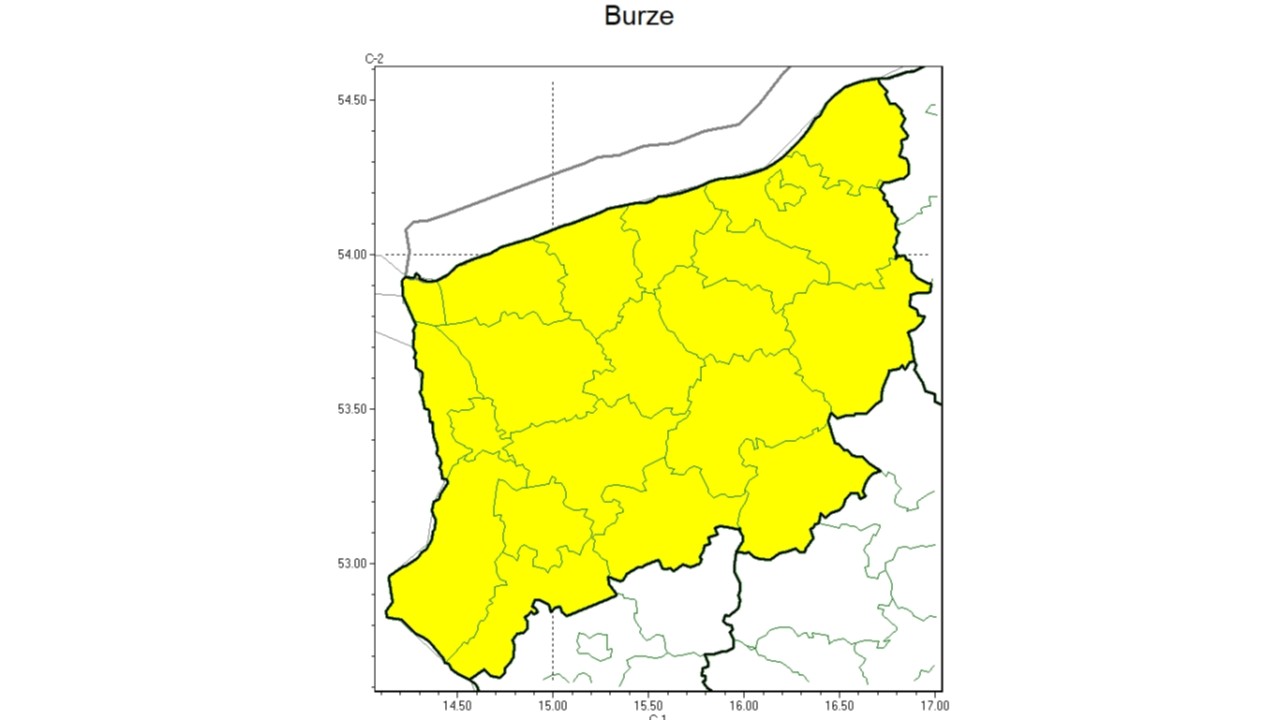 OSTRZEŻENIE METEOROLOGICZNE 04.09.2025 R.- 05.09.2025 R.