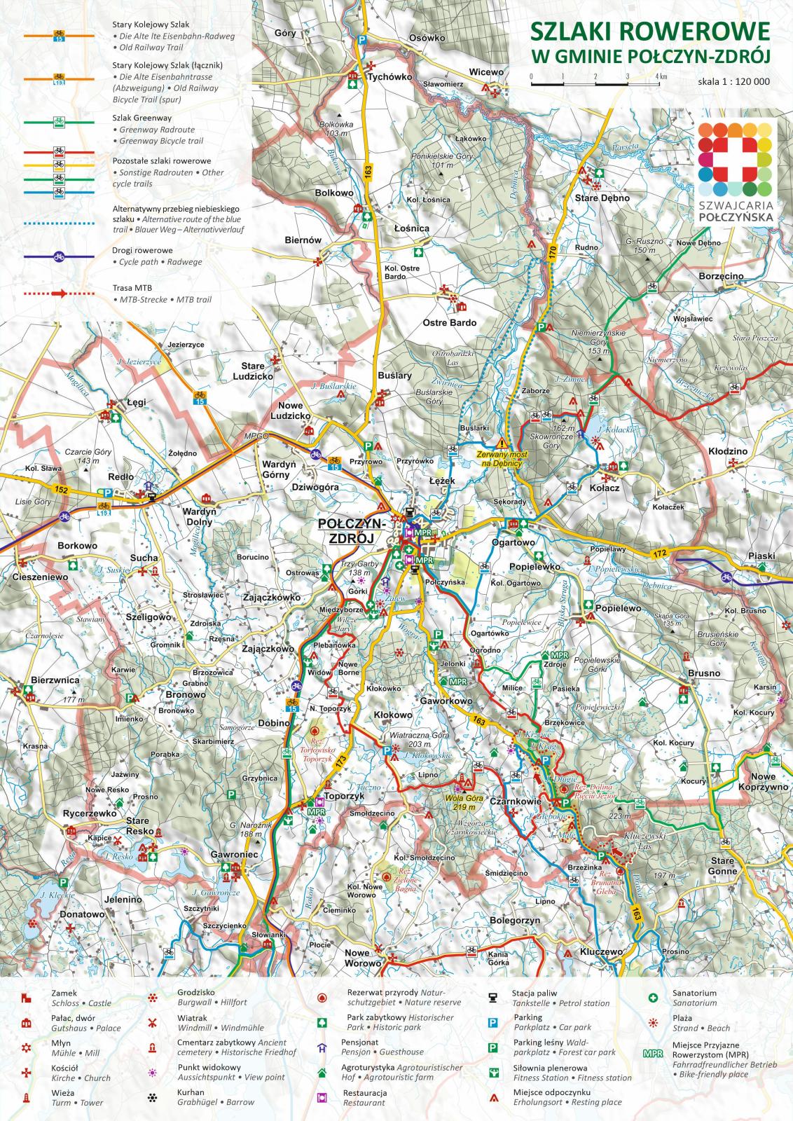 Szlaki rowerowe Gminy Połczyn-Zdrój