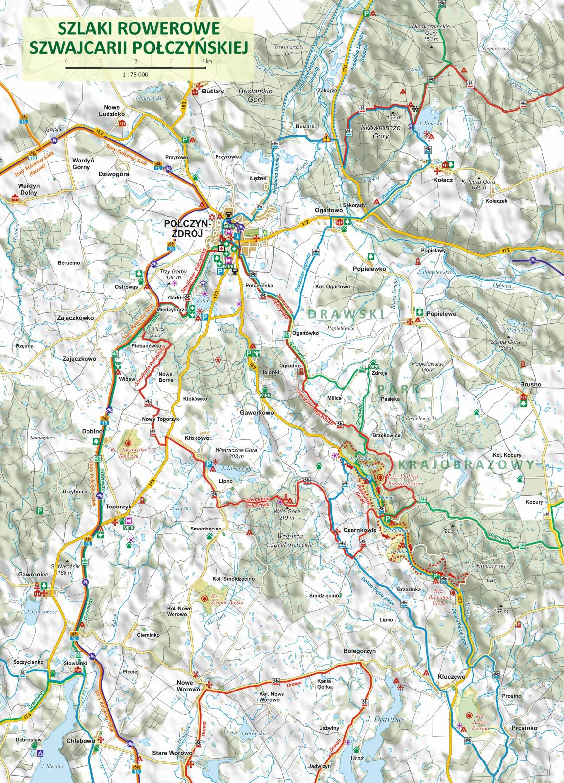 Szlaki rowerowe Szwajcarii Połczyńskiej