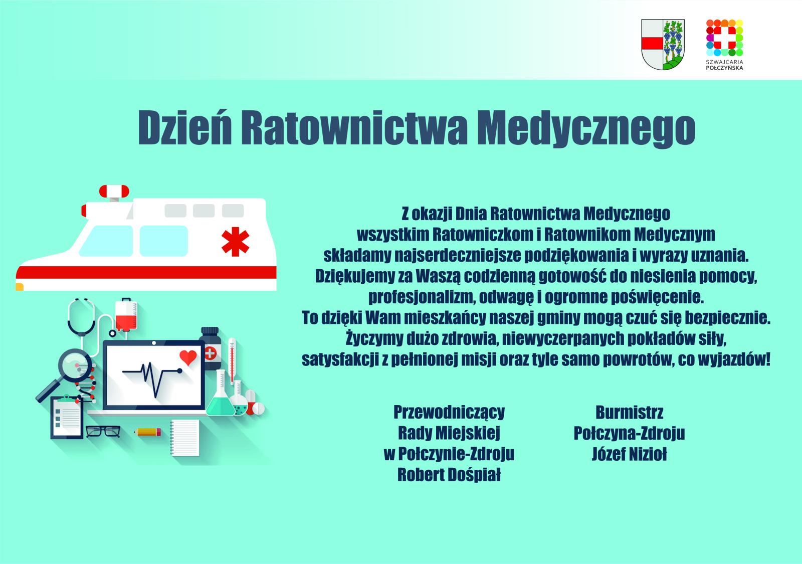 Dzień Ratownictwa Medycznego- życzenia