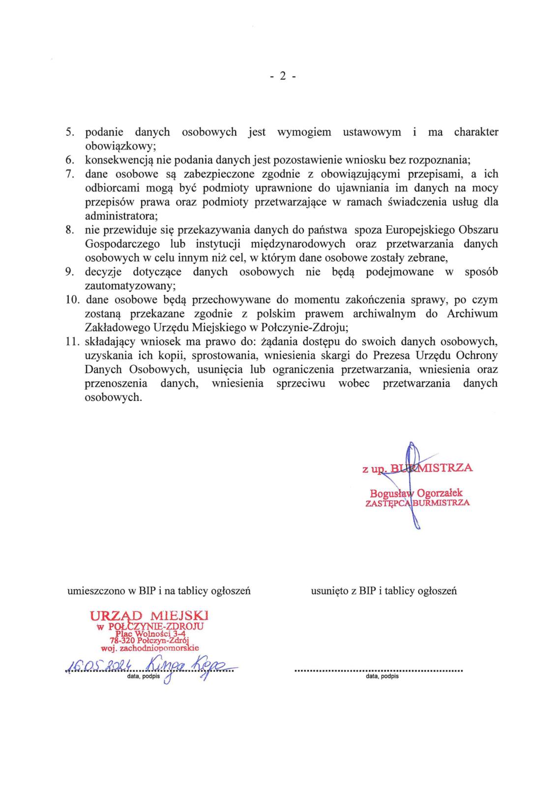 Ogłoszenie Burmistrza Połczyna-Zdroju w sprawie przystąpienia do sporządzenia planu ogólnego miasta i gminy Połczyn-Zdrój oraz o przystąpieniu do przeprowadzenia strategicznej oceny oddziaływania na środowisko dla potrzeb powyższego planu ogólnego