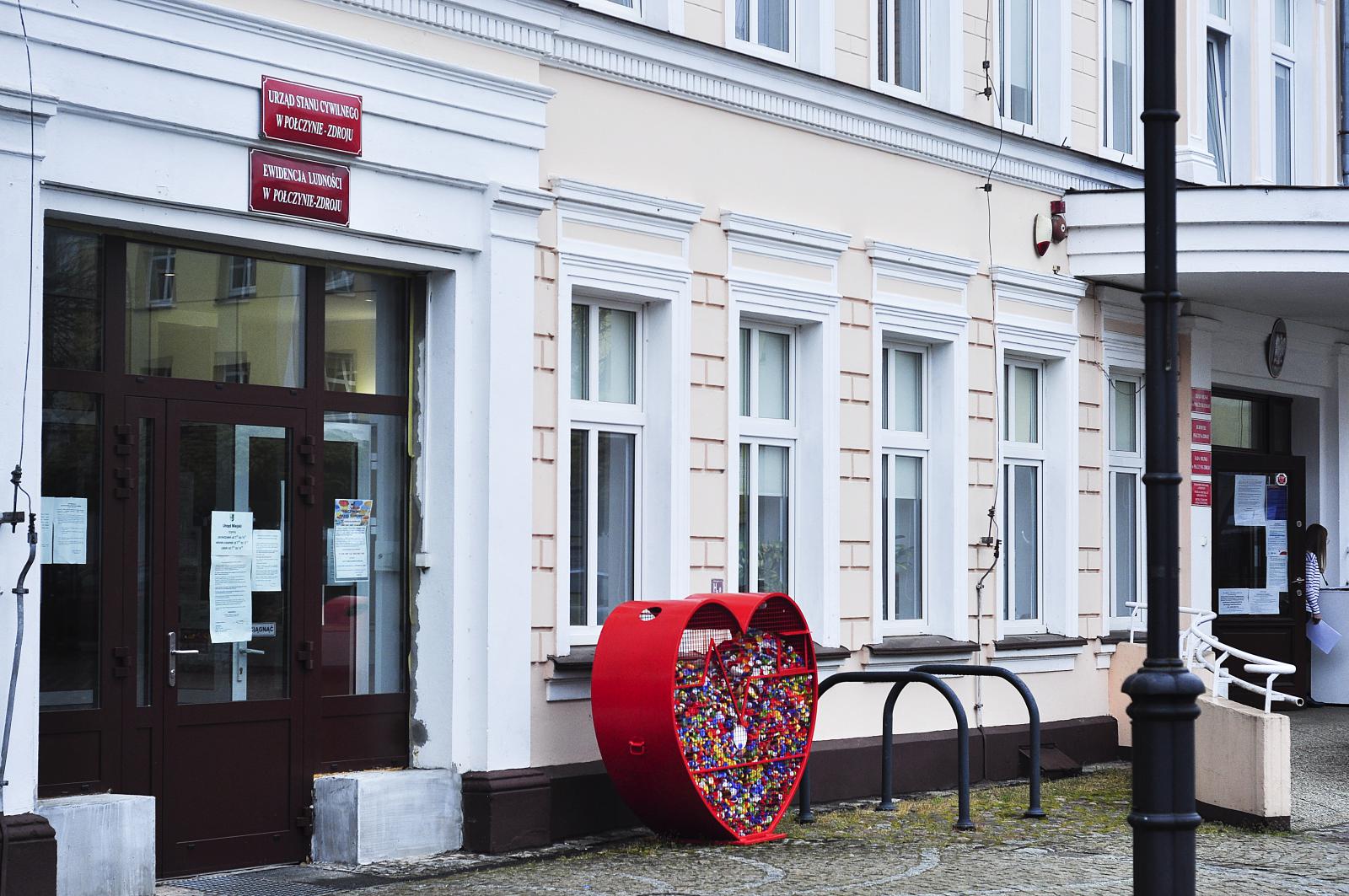 Widok Urzędu Miejskiego w Połczynie-Zdroju