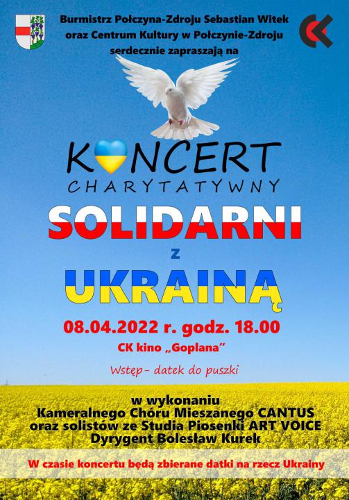 Koncert Charytatywny „SOLIDARNI Z UKRAINĄ”