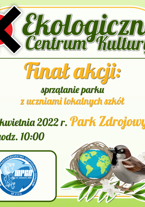 RODOWY DZIEŃ ZIEMI - WIELKIE SPRZĄTANIE PARKU ZDROJOWEGO I OKOLIC!
