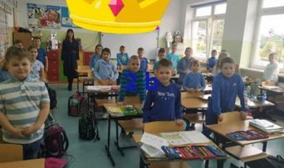 Smerfowo w klasie 2b
