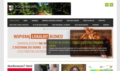 Stara strona internetowa Połczyna-Zdroju