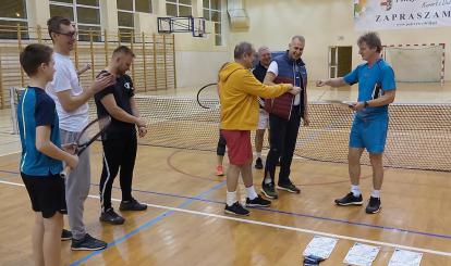 Halowe Mistrzostwa Połczyna Zdroju par deblowych w tenisie ziemnym oraz singla