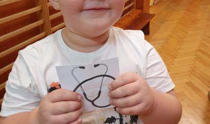 Kubuś zostanie lekarzem, gdy dorośnie