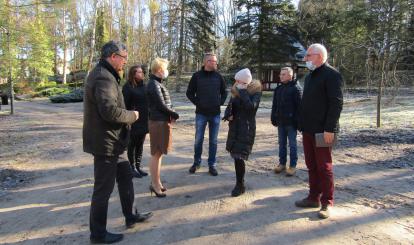 Przekazanie placu budowy w połczyńskim Parku Zdrojowym