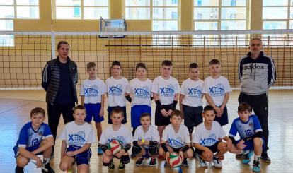 Turniej eliminacyjny Mistrzostw Województwa w mini piłce siatkowej w kat. "dwójek" chłopców - Kinder Joy of Moving