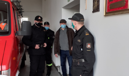 Wizyta Komendanta Wojewódzkiego PSP