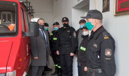 Wizyta Komendanta Wojewódzkiego PSP