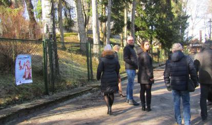 Przekazanie placu budowy w połczyńskim Parku Zdrojowym