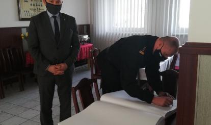 Wizyta Komendanta Wojewódzkiego PSP