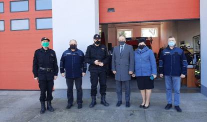 Wizyta Komendanta Wojewódzkiego PSP