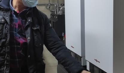 Jan Lubiński - wykonawca na miejscu inwestycji