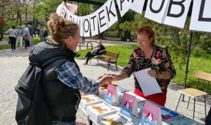 Gra terenowa z okazji Tygodnia Bibliotek 