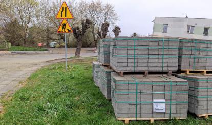 Nowe materiały już na miejscu