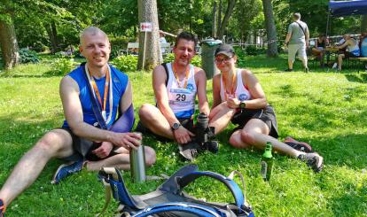 VI BIEG BORKÓW Z REKORDOWYM UPAŁEM