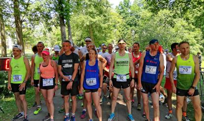 VI BIEG BORKÓW Z REKORDOWYM UPAŁEM