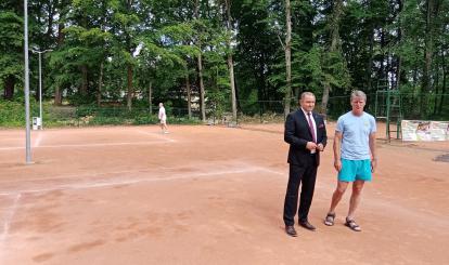 Burmistrz zwizytował pracę