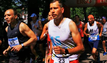 VI BIEG BORKÓW Z REKORDOWYM UPAŁEM