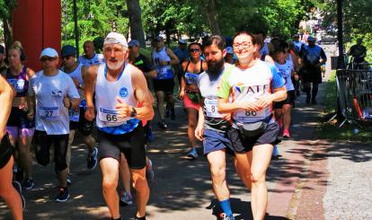 VI BIEG BORKÓW Z REKORDOWYM UPAŁEM