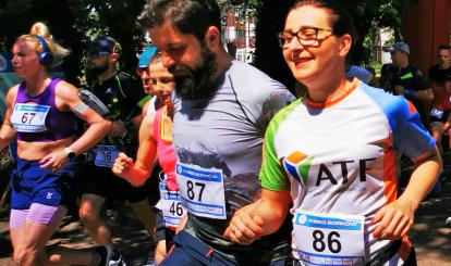 VI BIEG BORKÓW Z REKORDOWYM UPAŁEM