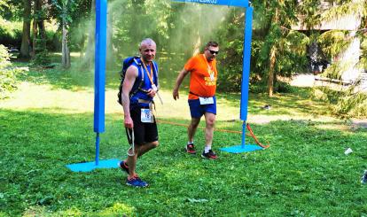 VI BIEG BORKÓW Z REKORDOWYM UPAŁEM