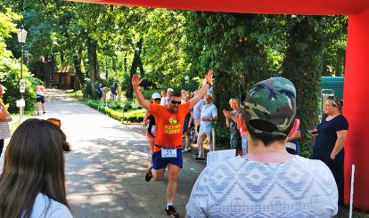 VI BIEG BORKÓW Z REKORDOWYM UPAŁEM