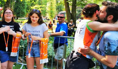 VI BIEG BORKÓW Z REKORDOWYM UPAŁEM