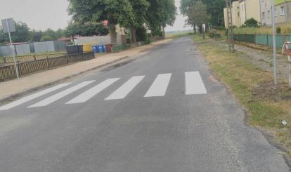 Gotowy chodnik w Łęgach