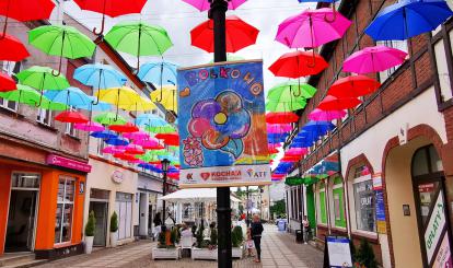 OBRAZY Z WARSZTATÓW "WSPÓLNEGO MALOWANIA" NA MAGICZNEJ ULICY!