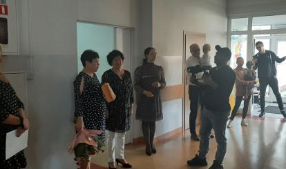 Spotkanie z rodzicami w trakcie uroczystości